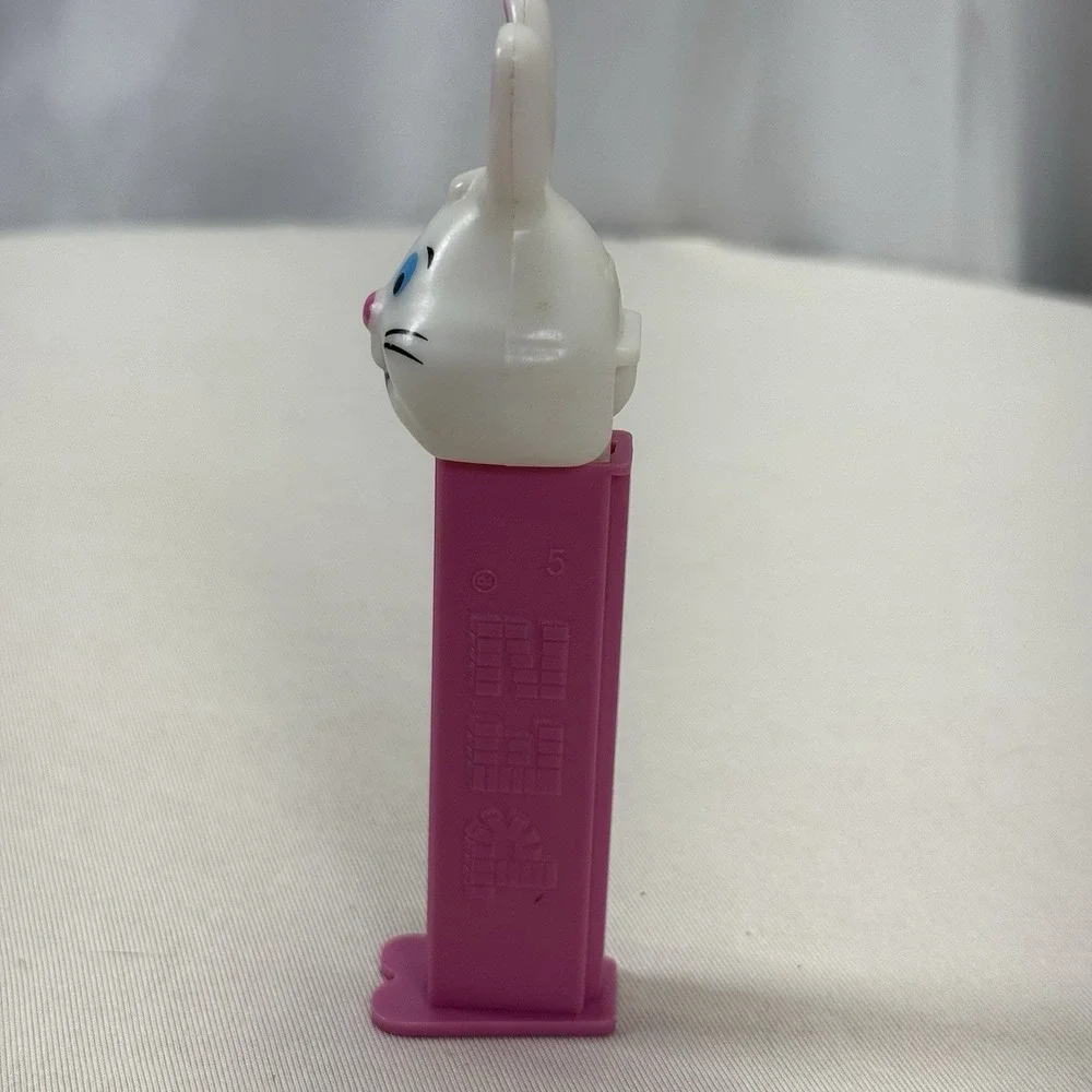 Easter‎ Bunny Pez Candy Dispenser - Vintage - Pink and White - Slovenia
